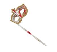 Zkydhbd Masquerade With Stick Mardi Gras Venetians Retro Musical Note Party Carnivals Halloween Halloween Carnivals Masquerade Mardi Gras With Holding Stick