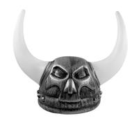 Zkydhbd Medieval Vikinges Age Horned Vikinges Helmets Berserker Soldier Warrrior Costume Hat Sallet Toy Halloween Cosplay LARP Middle Ages Helmets With Horns