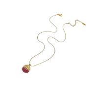 Zkydhbd Minimalist Round Pendant Layering Necklace Adjustable Chain French Styles Jewelry For Women Lightweight And Comfortable Elegant Women's Minimalist Jewelry Gift