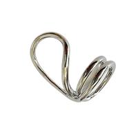 Zkydhbd Modern Abstract Pattern Rings Double Line Stylish Detail Fashion Finger Suitable For Distinctive Look Party Accessory Rings