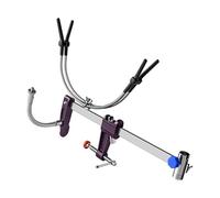 Zkydhbd Modifiable Fishing Rod Holder Highlighting Double Manner for Horizontal and Vertical Positioning with Strong All Metal Construction for Permanent Outdoor Use Hook Holder