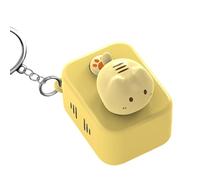 Zkydhbd Moggie Shaped Musical Keyring Toy For Adults Press To Play Melodies Compact Device With Practical Design Office Desk Stress Relief Gadget