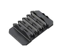 Zkydhbd Multi Slots Standing Holder Desk Organizing Stand for Notebook Folder Secure ABS Frame Quick Setup Modern Laptop Organiser Shelf