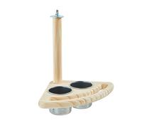 Zkydhbd Multifunctional Bird Perch Parrots Cage Toy Bird Feeding Cups Cage Mounting Bird Toy For Entertaining