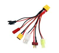 Zkydhbd Multiple Port XT60 Battery Adapter 30Ah Current Flexible Wiring For Racing And FPV Applications Remote Model Accessories