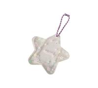 Zkydhbd Multipurpose Glitters Star Acrylic Card Holder Keychain for Students and Professionals with Fashionable Designs Photocard Keychain