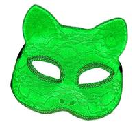Zkydhbd Night Lights Cats Lace Masquerade Half Face Party For Halloween Christmas Cosplay Party Costumes Venetians