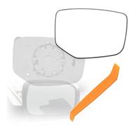 Zkydhbd None Heated Side Mirroring Glass with Backing Plate Replacement High Transparency 95 Percent Fast Change Tool Less Installation Side Mirroring