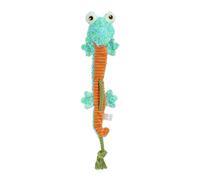 Zkydhbd Not Stuffing Plush Snake Shape Puppy Chew Toy With Crinkle Sound Strong Rope Pull Toy For Small Middle Large Dogs No Stuffing Dog Chew Toy