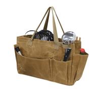 Zkydhbd Outdoor Camping Pots Organizers Bag Crafted from Water Resistant Waxed Canvas with Spacious Interior for Cookware & Tool Multi Pocket Organizers