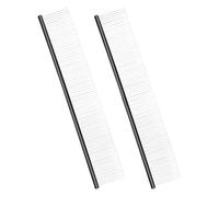 Zkydhbd Pack Of 2 Pet Grooming Comb Set For Long Haired Breeds Steel Detangling Tool Essential For Salon Home Dematting Dog Knot Comb