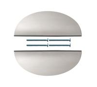 Zkydhbd Pair Antique Bronze Finish Cupboard Pulls Strong Metal Hardware Handles for Drawers Cabinets Wardrobes Simple Metal Semicircular Pulls