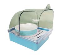 Zkydhbd Pet Bird Bath Tub Clear Bathing Tub Parrot Bathtub Shower Box Bathtub With Bottom Drawer Cage Accessories