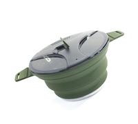 Zkydhbd Pliable Outdoor Backpacking Bowls with Heat Immune Silicone Rustless Plan Compact for Motorbike Travel Collapsing Introduction Cookware