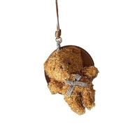 Zkydhbd Plush Bear Wallet Long Chain Accessory Stylish Bear Purse Plush Necklace Pendant Hanging Decors For Enhancing Your Look