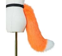 Zkydhbd Plush Foxes Ear Headband With Attachable Tail Halloween Dressing Up Accessory For Family Event School Parties Soft Furry Plush Halloween Headbands