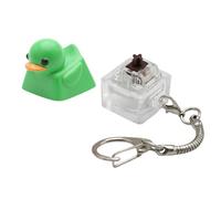 Zkydhbd Pocket Sized Squeeze Duck Keychain Sensory Stress Reliever Keycap For Computer Enthusiasts And Gift Toy Therapeutic Duck Keycap For Work