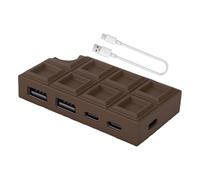 Zkydhbd Portable Multifunction Type C Expansion Adapter Adapter USB Splitter for Charging Data Sync Connection Laptop Tablet Device Portable USB Adapter