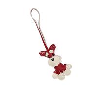 Zkydhbd Portable Schnauzer Dog Pendant Keychain Charm Fashion Accessory for Backpack Or Keys Decoration Daily Casual Use Animal Lover Jewelry