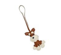 Zkydhbd Portable Schnauzer Dog Pendant Keychain Charm Fashion Accessory for Backpack Or Keys Decoration Daily Casual Use Animal Lover Jewelry