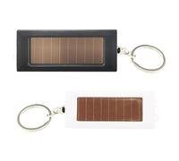 Zkydhbd Portable Solar LED Keychain Light Tool For Backpacking Hiking & Survival Double Function Solar Keychain Light