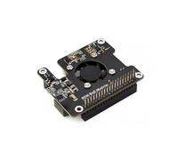 Zkydhbd Power Over Ethernet Expansion Board Efficient Power Supply HAT For RDK Includes Cooling Fan And Metal Heatsink Metal Heatsink Cooling