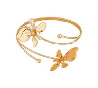 Zkydhbd Practical Metal Flower Bangles Wrist Jewelry Elegant Adjustable Wrist Bangle Suitable For Women And Girls Adjustable Bangle For Women