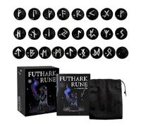 Zkydhbd Premium Obsidians Runed Stones Witchcrafts Divination Engraved Spiritual Tools For Energy Work Healings Creative Mindfulness Runes Stone