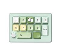 Zkydhbd Programmable 12 Small Keypad Mechanical Gaming Keyboard 2.4Ghz 3Modes With Backlight And Customizable Hotkeys Customized Mechanical Keypad
