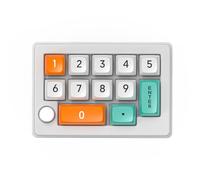 Zkydhbd Programmable 12 Small Keypad Mechanical Gaming Keyboard 2.4Ghz 3Modes With Backlight And Customizable Hotkeys Customized Mechanical Keypad