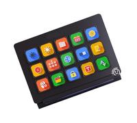 Zkydhbd Programmable 15Macro Key Control Panel Ai Keyboards With Instantly Action For Live Streaming Editing PC Compatibility
