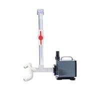 Zkydhbd Protein Skimmer,Aquarium Surfaces Skimmer Plastic Stain Removal for Outlet Filter Filtration for Oil Protein Floating Dust Filter