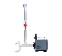 Zkydhbd Protein Skimmer,Aquarium Surfaces Skimmer Plastic Stain Removal for Outlet Filter Filtration for Oil Protein Floating Dust Filter