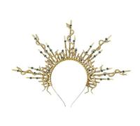 Zkydhbd Punk Gorgon Headband Snake Hairband Cosplay Costume Novelty Greek Mythic Snake Hairband for Masquerades Party Dressinup