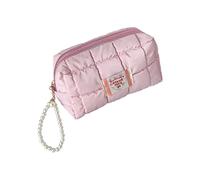 Zkydhbd Quilted Pen for Students Zippered School Office Supply Case Desktop Storage Kids Gifts Holders Box Container