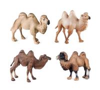 Zkydhbd Realistic Camels Figurine For Home Decorative Office Display Wildlife Figure Elaborate Photo Props Wildlife Animal Model Toy Play Set
