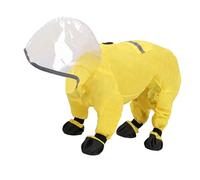 Zkydhbd Reflective Pet Rain Coat Dog Raincoats Outdoor Activity Dog Rain Jackets Full Coverage Windproof Dog Rain Wear