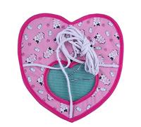 Zkydhbd Reptiles Swing Heartshaped Hammock Bed For BeardedDragons Hamsters Platform Climbing Bed Small Pet Habitats Accessories Reptiles Swing Pet Furniture Cage Accessories
