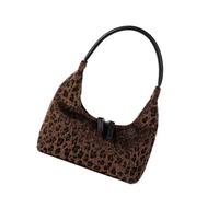 Zkydhbd Retro Inspired Plush Leopards Print Handbag Fashion Handle Bag Evening Bag Designed For The Modern Women And Girls Stylish Fashion Accessory