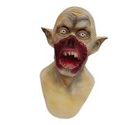 Zkydhbd Scary Vampires Costume Parties Realistic Blood Wide Mouth Walking Corpse Headpiece Headgear For Halloween Accessory Horror Headgear