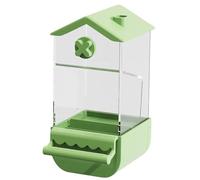 Zkydhbd Screw On Bird Parrots Feeding Container Large Capacity Feeders For Cage Automatic With Perch Feeding Tool Outdoor Hangable With Perch