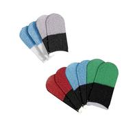 Zkydhbd Set Carbonfiber Play Gauntlets 24 Point Plan Sensitivity Touch Control for Competitive Play Sweatproof Gauntlets Portable Finger Protectors