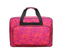 Zkydhbd Sewing Machine Carrying Case with Accessory Compartment Nylon Fabric Padded Handles for Safe Transport and Travel Use