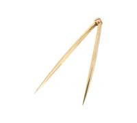 Zkydhbd Ship Navigation Measuring Instrument Divider for Hydrographic Mapping Precisions Crafted Copper Alloy Tool for Marine Use Chart Plotting Divider