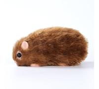 Zkydhbd Silicone Hamster Model Toy Cute Realistic Life Like Animal Figurine Kids Room Decors Raise A Pet Reborns Silicone