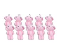 Zkydhbd Small Bear Keychain Fashion Bear Bag Charm Adornment Hanging Decors Alloy Texture Suitable for Backpacks and Plush Keychain