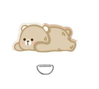 Zkydhbd Soft Phone Straps Pad With Detachable Bear Charm Secure Clip On Designs Not Loss Defense Upgrades For Smartphone Kids Phone Charm Accessory