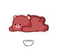 Zkydhbd Soft Phone Straps Pad With Detachable Bear Charm Secure Clip On Designs Not Loss Defense Upgrades For Smartphone Kids Phone Charm Accessory