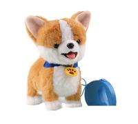 Zkydhbd Soft Plushes Interactives Pet Toy with Gentle Touches Reactions and Light Pattern USB Rechargeable for Children Electronic Pet