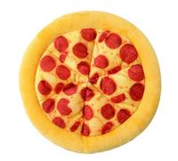 Zkydhbd Soft Realistic Plush Pizza Toy For Small Breeds Dog And Cats Indoor Entertainment Chewing Toy For Pet Engagement Pet Pizza Toy